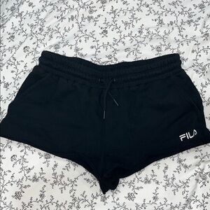 Fila Women's Black Athletic Shorts